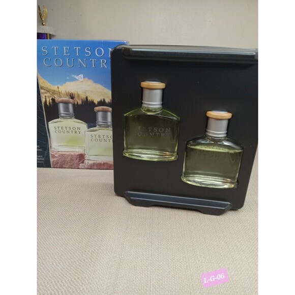Stetson Country Men's Aftershave and Cologne 1.FL OZ / 30mL  Set VINTAGE - Picture 1 of 5
